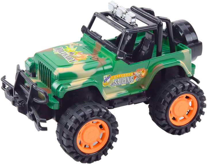 Іграшка LEAN Toys Великий військовий позашляховик Зелений 24787 (5905991058373) - зображення 3