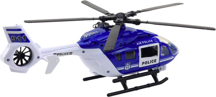 Zabawka LEAN Toys Helikopter policyjny z hakiem noszami oraz ze światłami i dźwiękami 1:14 21465 (5905991038610) - obraz 3