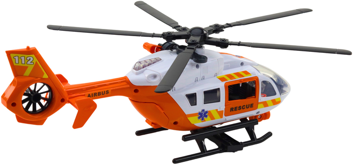 Zabawka LEAN Toys Helikopter ratunkowy z hakiem i noszami oraz ze światłami i dźwiękami 1:14 21461 (5905991038573) - obraz 2