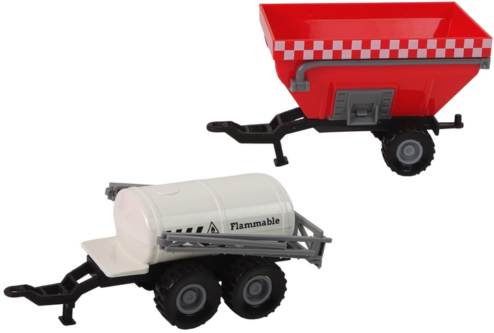 Zestaw zabawek LEAN Toys Traktor Duży ze światłami LED i dźwiękami 2 Maszyny rolnicze 12766 (5905214978044) - obraz 5