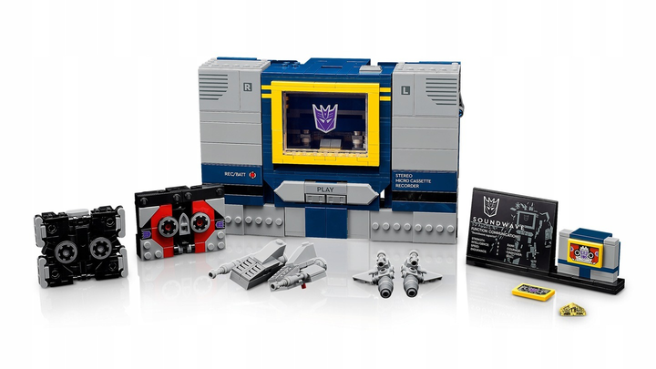 Zestaw klocków LEGO Icons Transformers: Soundwave 1505 elementów (10358) - obraz 4