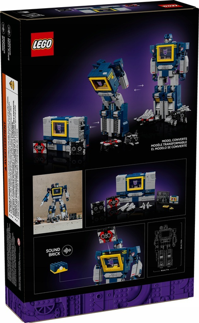 Zestaw klocków LEGO Icons Transformers: Soundwave 1505 elementów (10358) - obraz 8