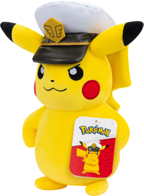 Pluszak Jazwares Pokemon Captain Pikachu 20 cm (0191726763079) - obraz 3