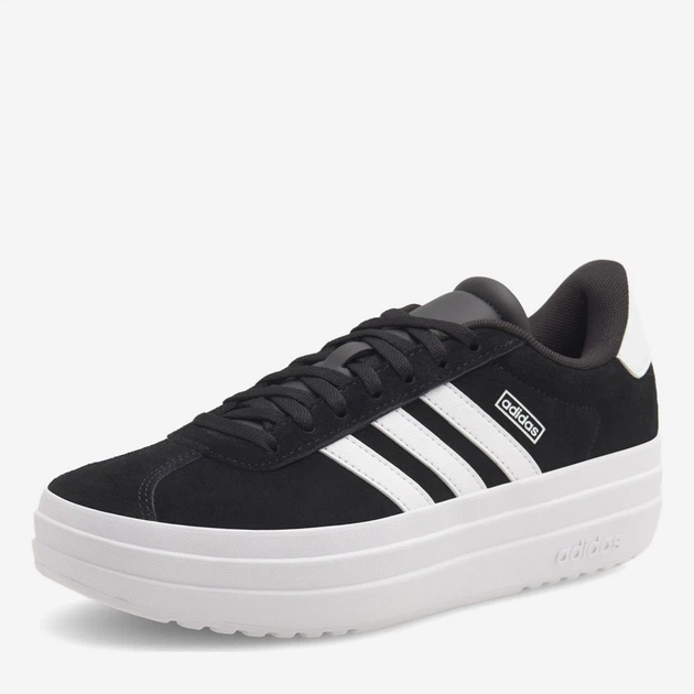 Подростковые кеды для девочки Adidas Vl Court Bold J IH4777 5905588312987 37.5 Черные (5905588313021) - изображение 2