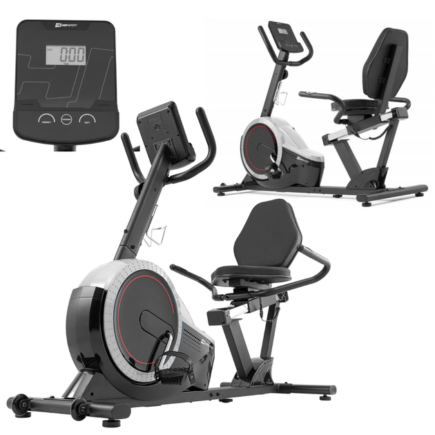 Велотренажер Hop-Sport HS-060L Pulse серебристый. Горизонтальный, магнитный, до 130 кг, для дома, похудения, фитнеса - изображение 11