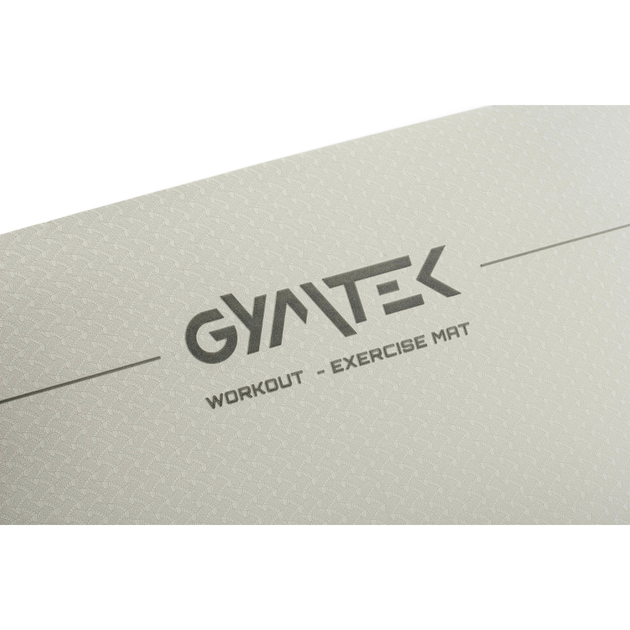 Коврик для фитнеса Gymtek ТРЕ 0 5 см серо-черный гимнастический каремат для всех упражнений - изображение 7