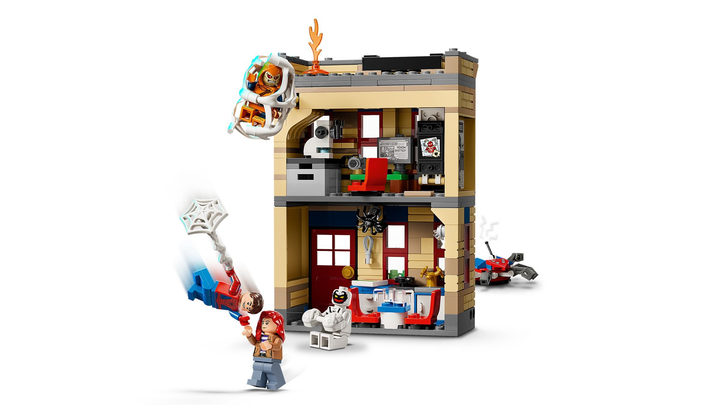 Zestaw klocków LEGO Super Heroes Mieszkanie Petera Parkera 394 elementy (76317) - obraz 5