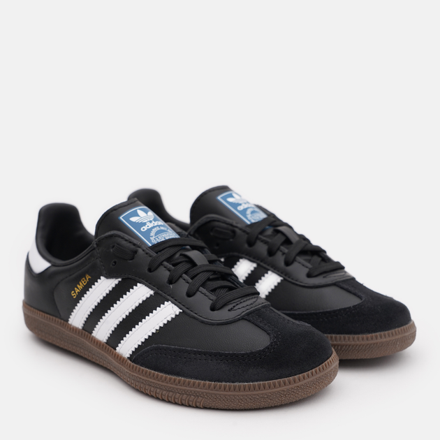 Дитячі кеди для хлопчика Adidas Originals Samba Og C IE3678 30.5 Чорні (4067886695337) - зображення 2