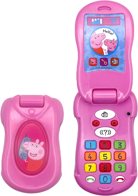 Interaktywny telefon Peppa Pig Flip And Learn (5060062146127) - obraz 3