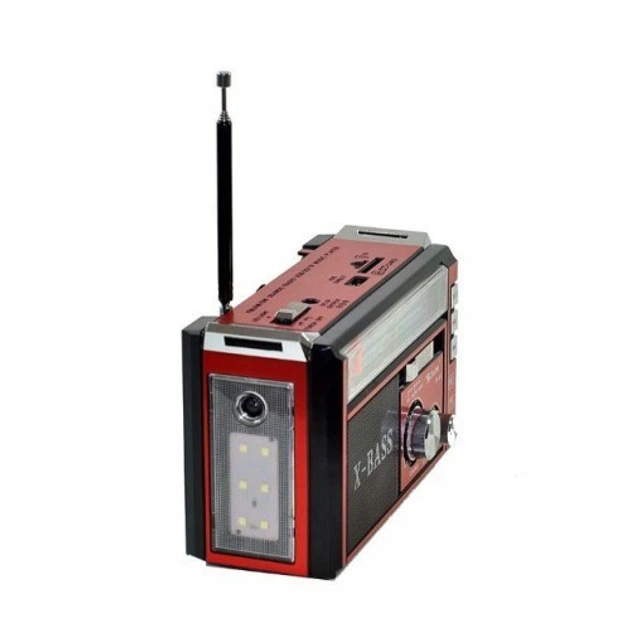 Портативний всехвильовий FM-радіоприймач акумуляторний GOLON RX-382BT з Bluetooth та ліхтариком - изображение 4