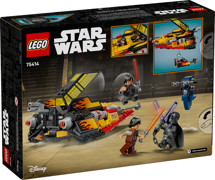 Конструктор LEGO Star Wars Вогняний сніговий спідер 349 елементів (75414) - зображення 10