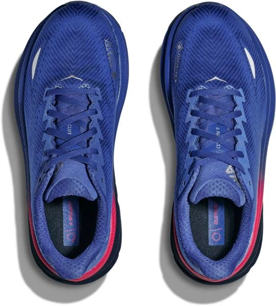 Жіночі кросівки HOKA ONE ONE CLIFTON 9 GTX 1141490F DBES 45 (EU 45 1/3, USA 11,5B, 28,5 см) сині з червоним - зображення 5