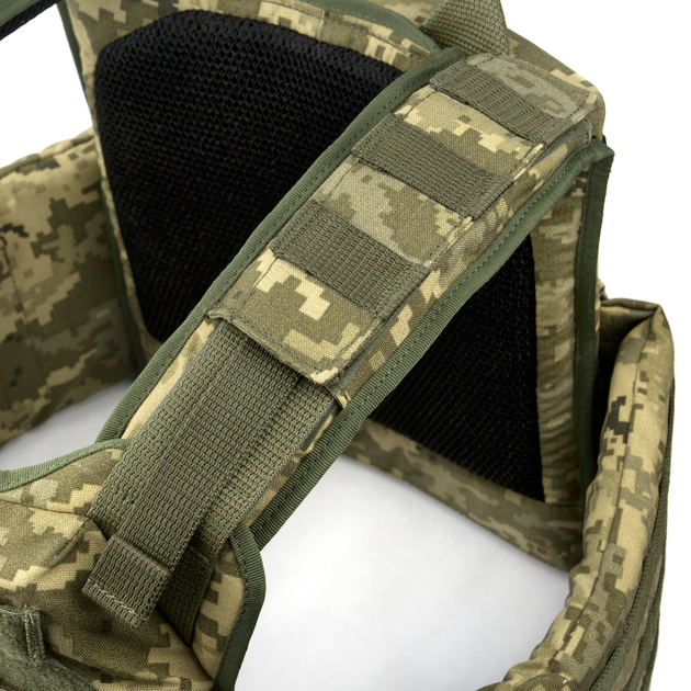 Плитоноска Dozen Modular Plate Carrier — L1 "Pixel MM14" (під бронеплити 25 * 30 см) XL - зображення 3