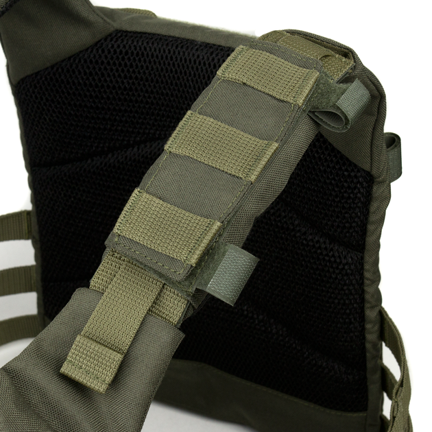 Плитоноска Dozen Modular Plate Carrier — L2 "Olive" (під бронеплити 25 * 30 см) - изображение 6