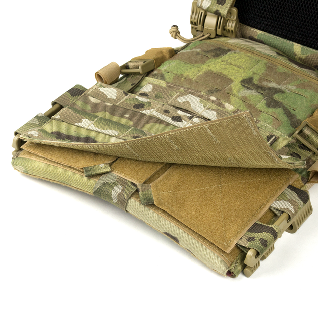 Плитоноска Dozen Modular Plate Carrier Fastex - L3 "Multicam" (під бронеплити 25 * 30 см) - изображение 3