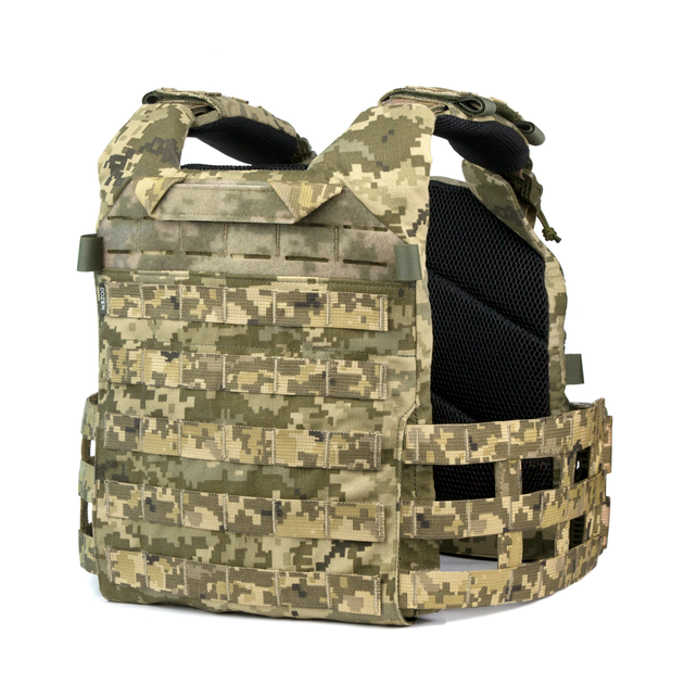 Плитоноска Dozen Modular Plate Carrier Fastex - L3 "Pixel MM14" (під бронеплити 25 * 30 см) - изображение 2