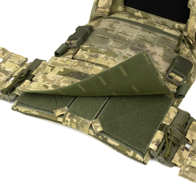 Плитоноска Dozen Modular Plate Carrier Fastex - L3 "Pixel MM14" (під бронеплити 25 * 30 см) - изображение 3