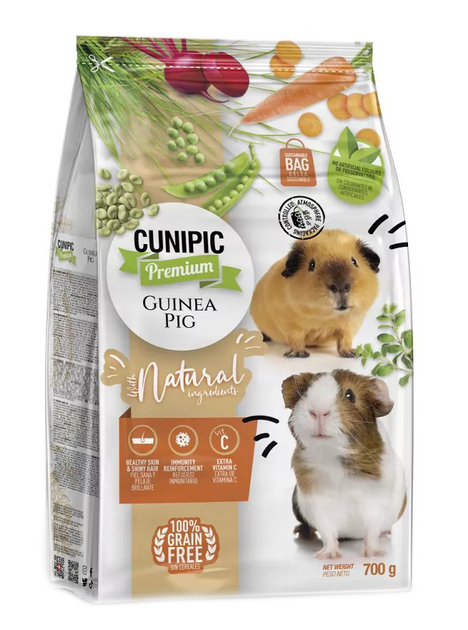 Karma dla gryzoni Cunipic Premium Guinea Pig 700 g (8437021991598) - obraz 1