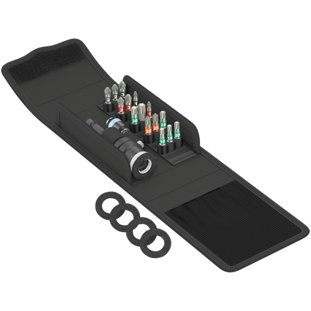 Набор бит Wera Stainless T1 нержавеющая сталь 17шт. (05134021001) - изображение 2