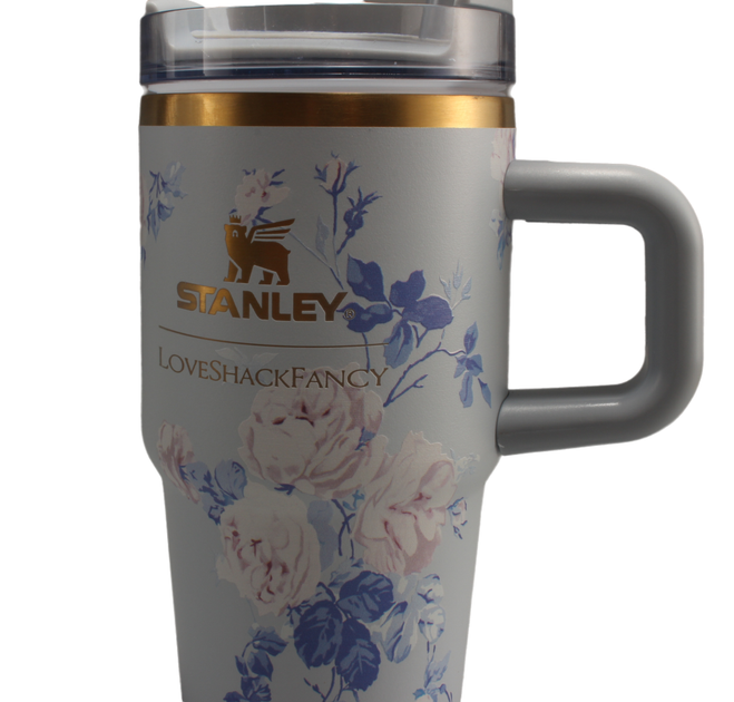 Термос термочашка Stanley Quencher H2.0 Tumbler з нержавіючої сталі Everblooming Rosettes 0,59 л KT6007861 - Фото 7 Термос термочашка Stanley Quencher H2.0 Tumbler з нержавіючої сталі Everblooming Rosettes 0,59 л KT6007861 - зображення 7