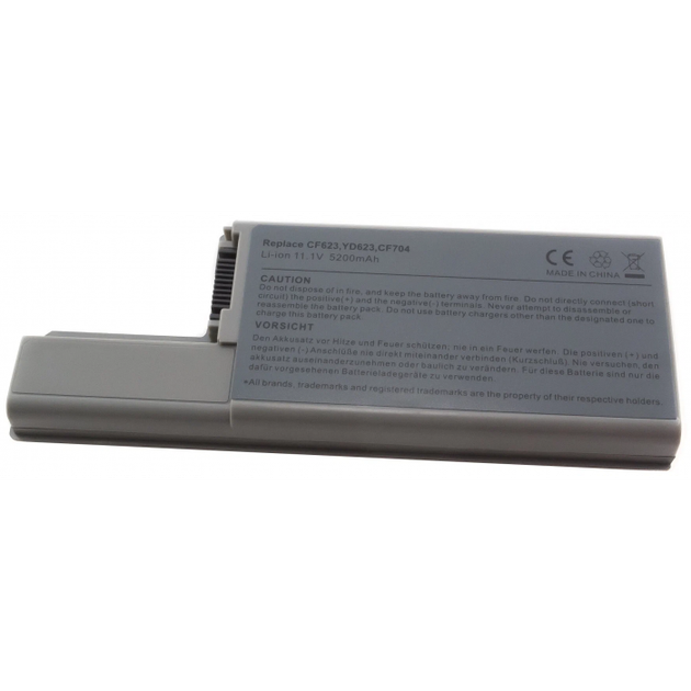 Акумуляторна батарея Dell DF230 CF623 D820 D531N D531 D830 M4300 M65 11.1V 5200mAh - Фото 1 Акумуляторна батарея Dell DF230 CF623 D820 D531N D531 D830 M4300 M65 11.1V 5200mAh - зображення 1