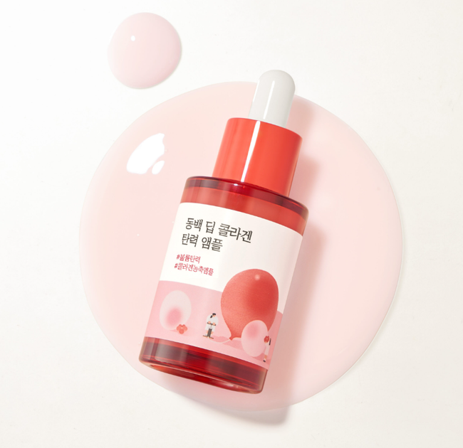 Укрепляющая коллагеновая ампула с камелией Round Lab Camellia Deep Collagen Firming Ampoule 30ml - Фото 2 Укрепляющая коллагеновая ампула с камелией Round Lab Camellia Deep Collagen Firming Ampoule 30ml - изображение 2