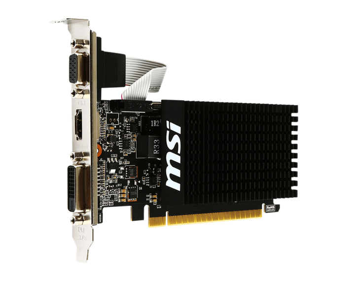 Відеокарта MSI GeForce GT 710 1GB GDDR3 (GT 710 1GD3H LP) - изображение 3