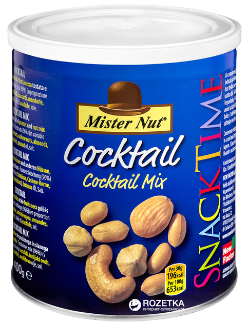 Смесь орехов Mister Nut Коктейль Микс 400 г (0.4 кг) (8001645007173 ...