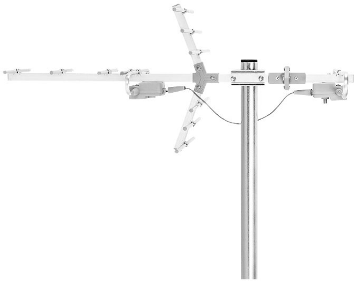 Зовнішня TV-антена Barczak Electronics DVB-T/T2 DUPLEX (5907799750763) - зображення 3