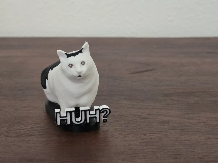 Фігурка кота з мему "Huh?" Aivory - Фото 1 Фігурка кота з мему "Huh?" Aivory - зображення 1