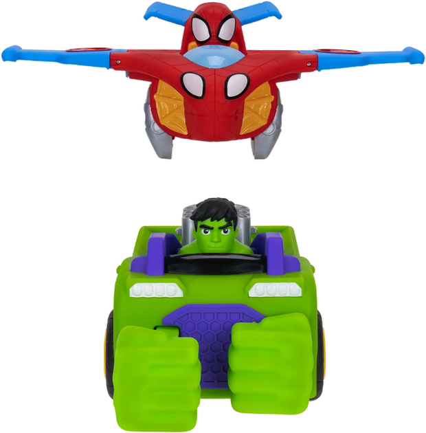 Czołg z samolotem odrzutowym Jazwares Marvel Spidey Team-up Tank (0191726754848) - obraz 3