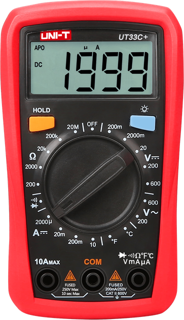 Miernik uniwersalny UNI-T UT33C+ (MIE0327) - obraz 1