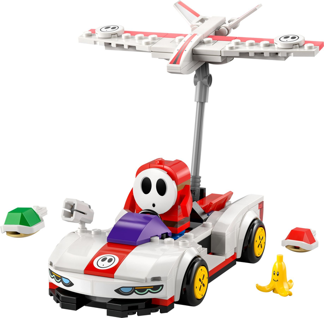 Конструктор LEGO Super Mario Mario Kart Shy Guy та P-Wing 249 елементів (72045) - зображення 2