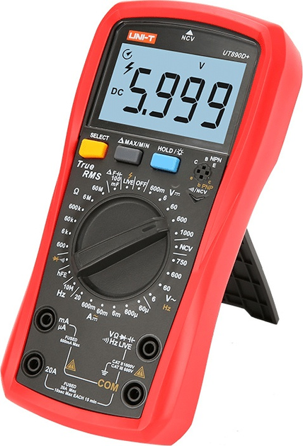 Мультиметр універсальний UNI-T UT890D+ (MIE0428) - зображення 3