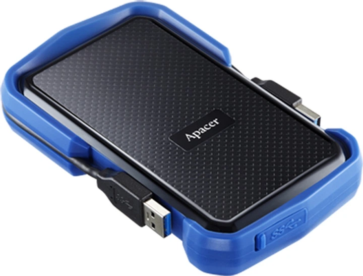Внешний жесткий диск 2.5" USB 2.0TB Apacer AC631 Black/Blue (AP2TBAC631U-1) - изображение 4