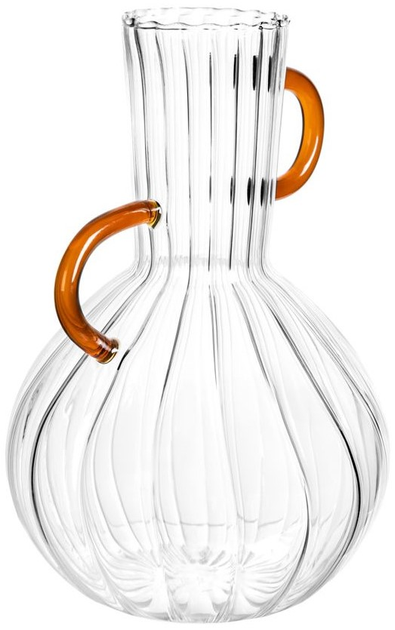 Ваза Homla ORELLA скляна з медовими ручками 13×13×20 см (5906496709524) - зображення 2