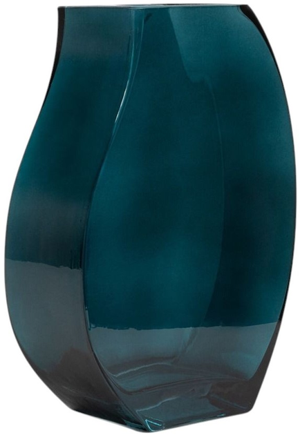 Wazon Homla TANEM szklany niebieski 15x7x22 cm (5906496729850) - obraz 1