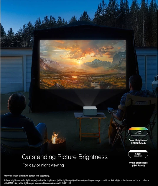 Проєктор Epson EF-21R FHD, 1000 lm, LASER, 1, Google TV, Quartz Rose (V11HB35240) - Фото 3 Проєктор Epson EF-21R FHD, 1000 lm, LASER, 1, Google TV, Quartz Rose (V11HB35240) - изображение 3