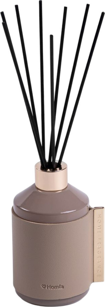 Dyfuzor zapachowy Homla Sleek Leather Healing Woods z patyczkami 200 ml (5906496708558) - obraz 1