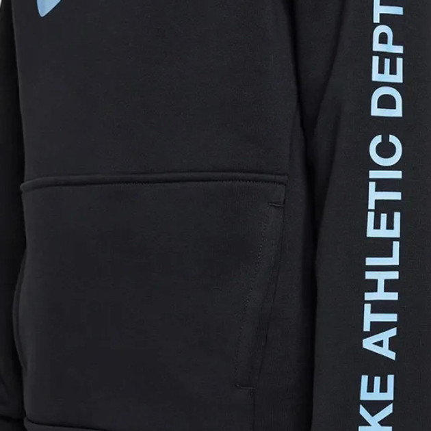 Підліткове худі для хлопчика Nike B NSW SI FLC Hoodie BB HV6965-010 137-147 M Чорне (197861866781) - зображення 6