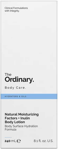 Лосьйон для тіла The Ordinary Natural Moisturizing Factors + Inulin Body Lotion Зволожуючий 240 мл (769915233919) - зображення 3