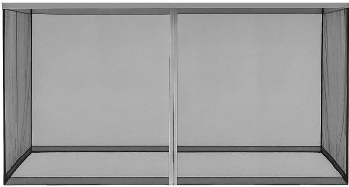 Moskitiera do pawilonu ogrodowego 3x4 m ModernHome by Multistore (1701-N3X4-GREY) - obraz 1