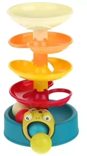 Gra zręcznościowa edukacyjna Smily Play Zjeżdżalnia skaczące piłeczki 2 w 1 SP84959 AN01 (5905375849597) - obraz 3