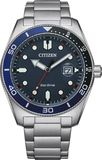 Чоловічий Спортивний Японський Еко-Драйв Годинник CITIZEN AW1761-89L - изображение 2