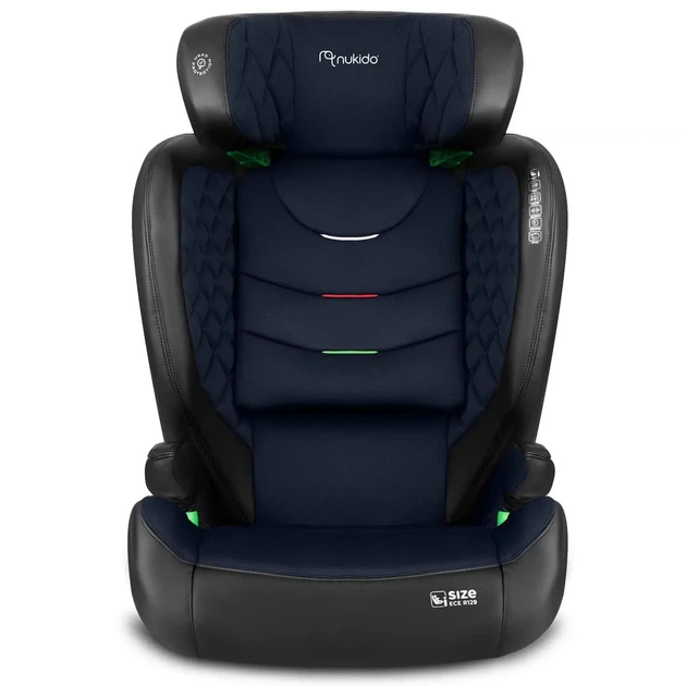 Автокрісло Nukido Louis ISOFIX 15-36 кг, чорно-синє - зображення 2