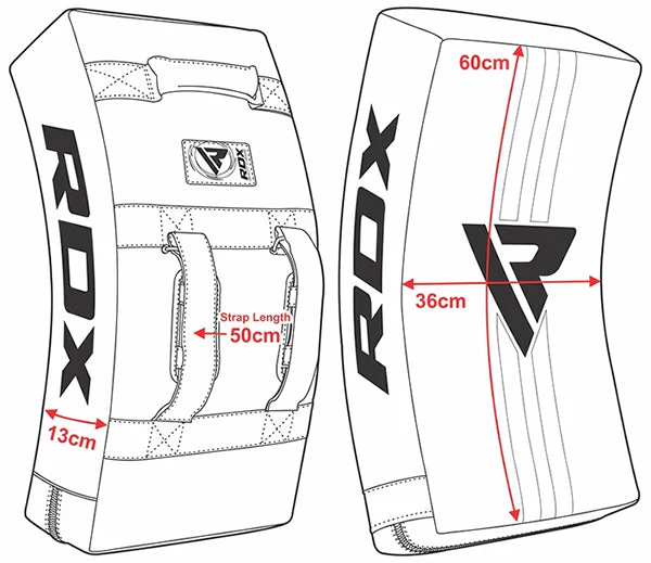 Макивара RDX T1 Curved Kick Shield with Nylon Handles White\Black (KSR-T1W) - Фото 6 Макивара RDX T1 Curved Kick Shield with Nylon Handles White\Black (KSR-T1W) - изображение 6