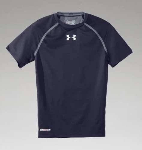 Компрессионная футболка Under Armour Dynasty Vented Compression SS - Navy (1238775-410-L) - изображение 3