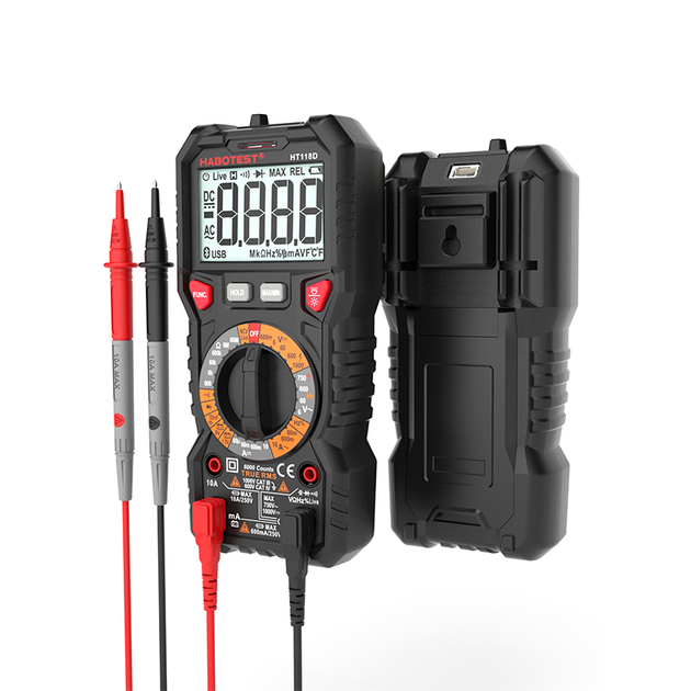 Цифровий мультиметр Habotest HT118D, TrueRMS - Фото 3 Цифровий мультиметр Habotest HT118D, TrueRMS - зображення 3