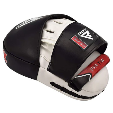Лапи RDX T1 Curved Boxing Pads White\Black (FPR-T1W) - зображення 2