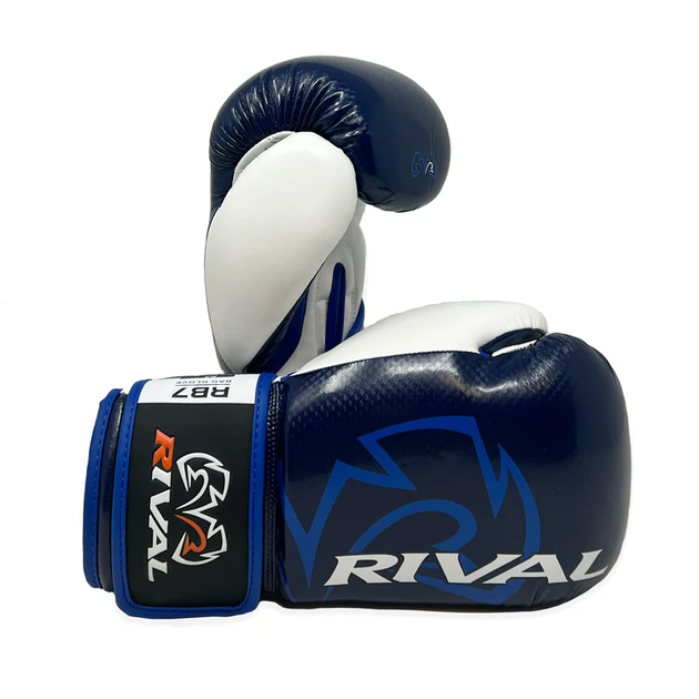 Снарядные перчатки Rival RB7 Fitness Plus Bag Gloves Navy\White (RB7- Navy/White-M) - изображение 3